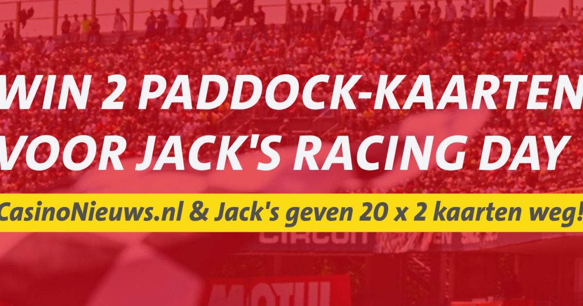 Maak kans op 2 paddock-tickets voor Jack’s Racing Day
