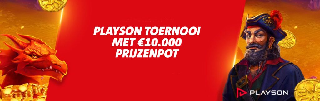 Playson Toernooi met €10.000 Prijzenpot bij Jacks van 27 tot en met 31 augustus