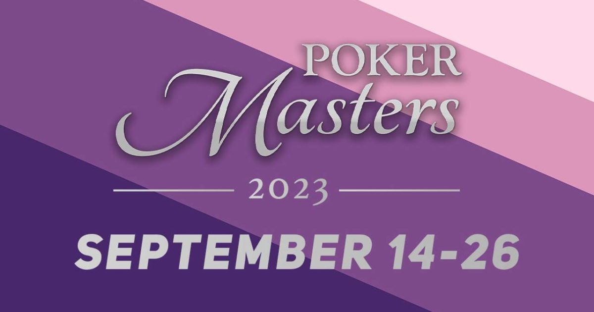 PokerGO kondigt de data aan voor Poker Masters 2023 (14 – 26 september)