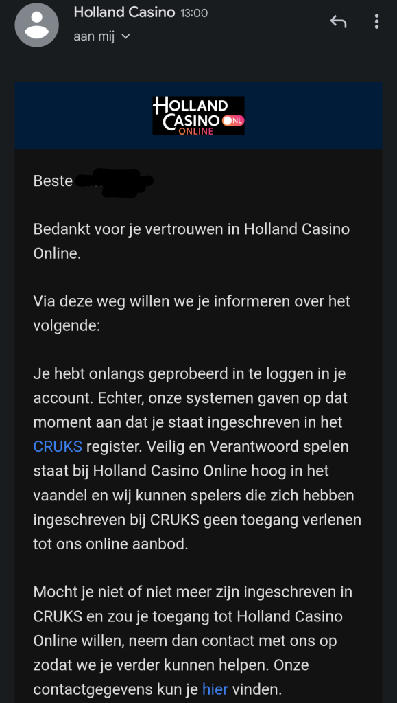 Bijna alle Nederlandse online casino’s getroffen door korte storing