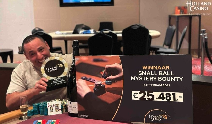 Hakim Zoufri wint Small Ball Mystery Bounty in Rotterdam voor € 22.467