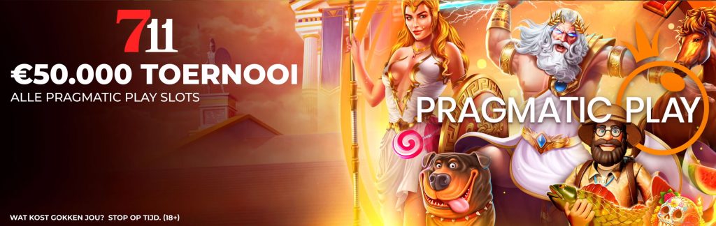 Pragmatic Play Slots Toernooi met € 50.000 prijzenpot bij 711 (25 september tot en met 3 oktober)